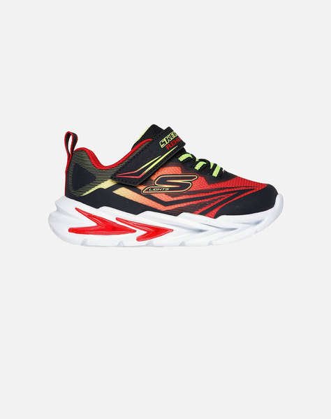 SKECHERS Lighted Gore & Strap Sneaker W/ Midsole Techpiece