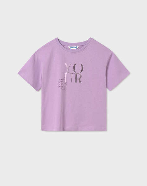 MAYORAL BLUZA CU CU MANECA SCURTA LITERE