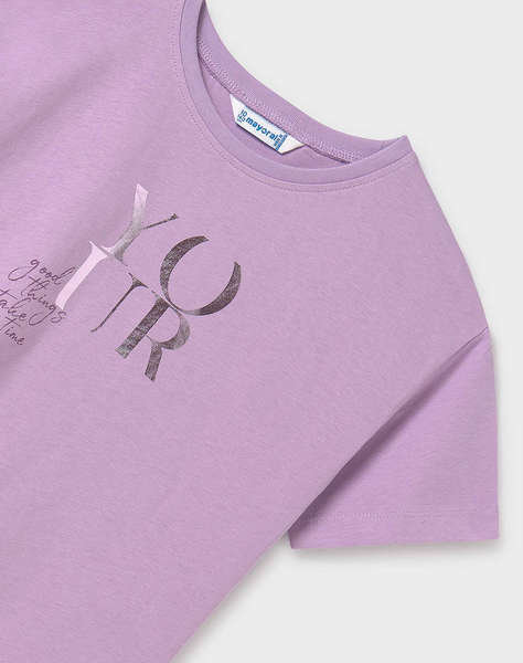 MAYORAL BLUZA CU CU MANECA SCURTA LITERE