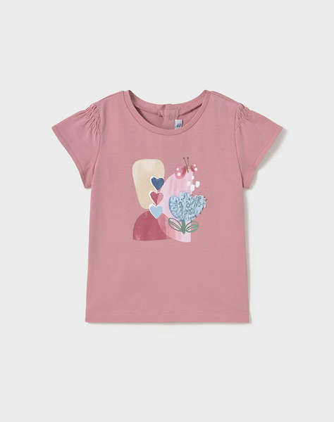 MAYORAL BLUZA CU CU MANECA SCURTA BRODATA