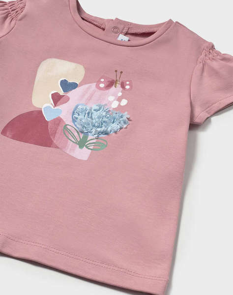 MAYORAL BLUZA CU CU MANECA SCURTA BRODATA