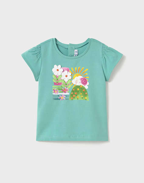 MAYORAL BLUZA CU CU MANECA SCURTA BRODATA