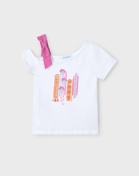 MAYORAL BLUZA CU CU MANECA SCURTA ASIMETRIE