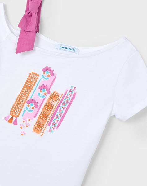 MAYORAL BLUZA CU CU MANECA SCURTA ASIMETRIE