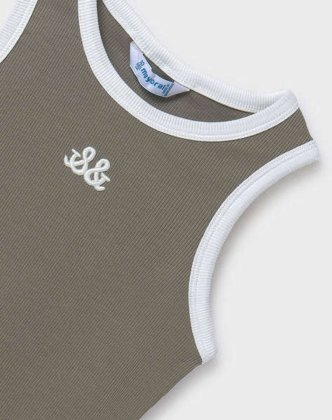 MAYORAL BLUZA CU BRETELE BRODERIE