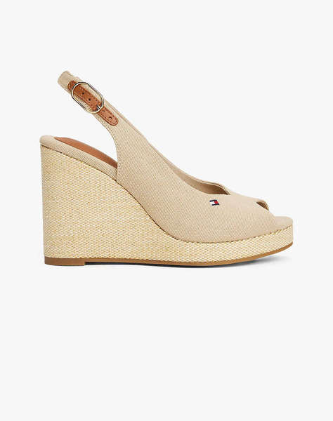 TOMMY HILFIGER FLAG HIGH WEDGE ESPAD SLINGBACK
