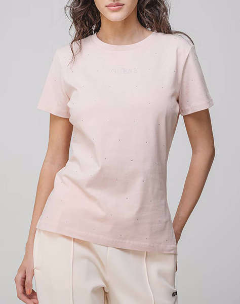 GUESS RHINESTONES SS T-SHIRT BLUZA DE DAMA