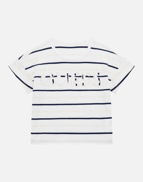 GUESS SS T-SHIRT - MID ORG CO YD STR JERSEY 160 BLUZA G