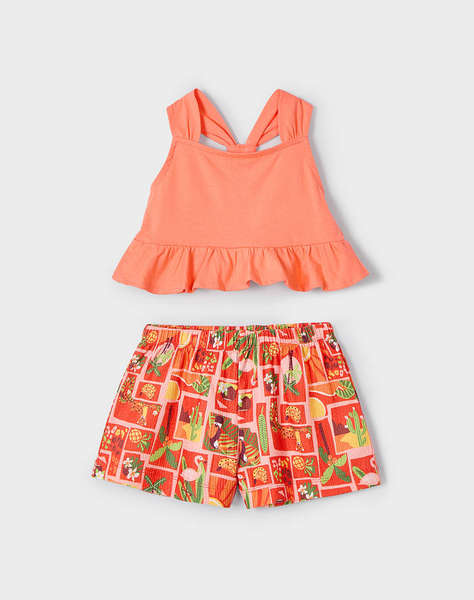 MAYORAL SET SHORTS MACO CREP