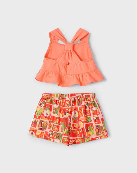 MAYORAL SET SHORTS MACO CREP