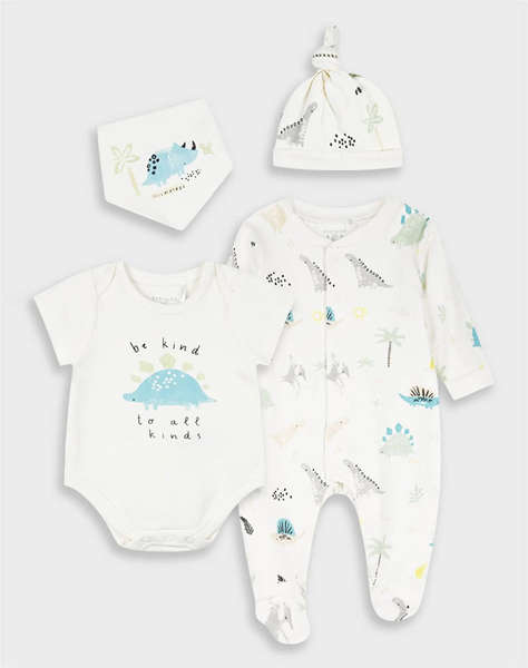 ENERGIERS BABY SET CADOU 4 BUC BAIAT ^100% BUMBAC
