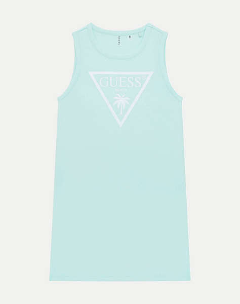 GUESS JERSEY SL DRESS_MINI - MID ORGANIC COLOURED JERSEY ROCHIE G