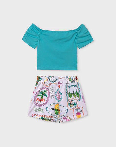 MAYORAL SET SHORTS CU IMPRIMEU