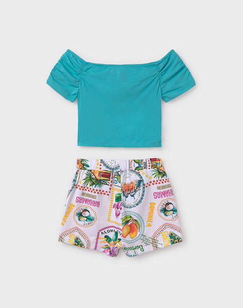 MAYORAL SET SHORTS CU IMPRIMEU