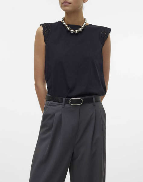 VERO MODA VMEMILY SL GATHERING TOP JRS NOOS