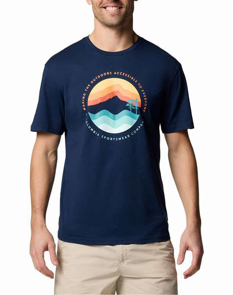 COLUMBIA Bluza de barbati Path Lake™ Graphic Tee II