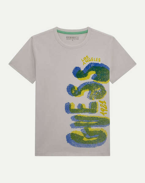 GUESS SS T-SHIRT - MID ORGANIC COTTON 160 BLUZA B