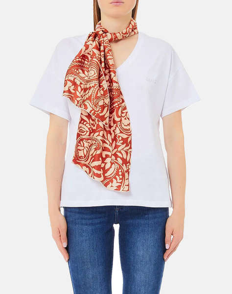 LIU JO WHITE_WA5J17__T-SHIRT MODA M/C BLUZA DE DAMA