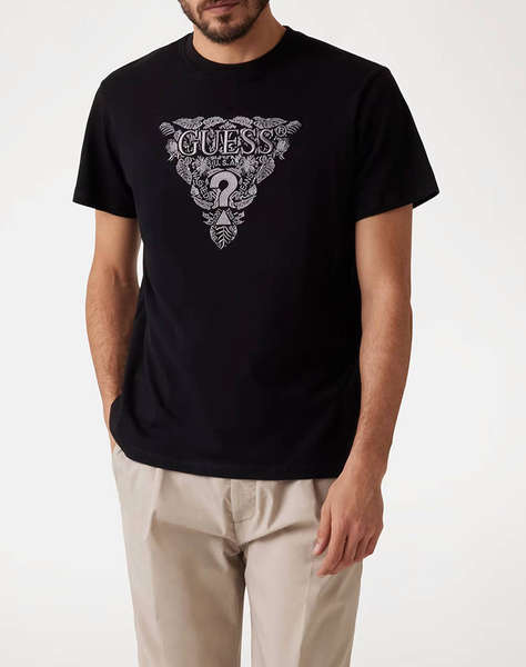 GUESS SS CN FLOWER EMBRO TEE BLUZA DE BARBATI