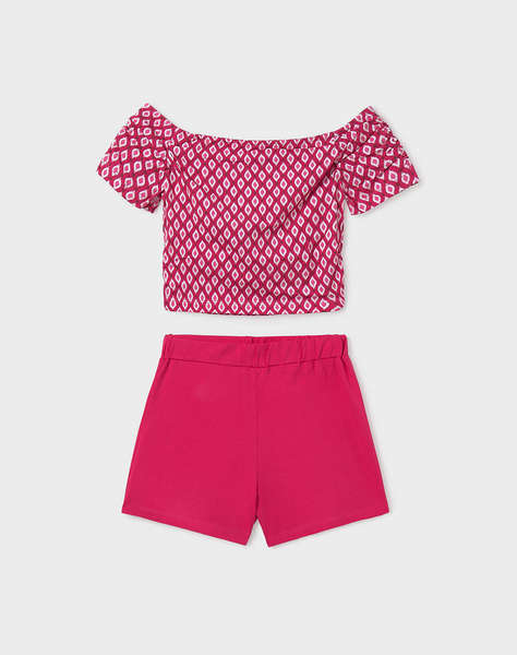 MAYORAL SET SHORTS CU IMPRIMEU