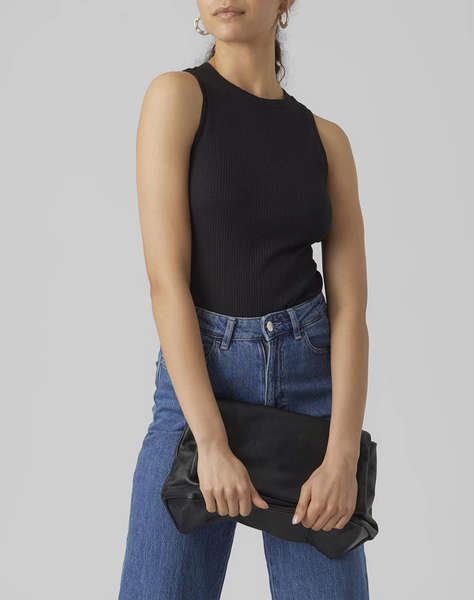 AWARE BY VERO MODA AWLAVENDER SL O-NECK TOP NOOS