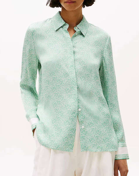 TOMMY HILFIGER SATEEN REGULAR LS SHIRT