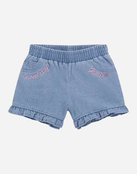 GUESS STRETCH DENIM SHORTS - POLY COTTON STRETCH DENIM 8OZ SHORTS G