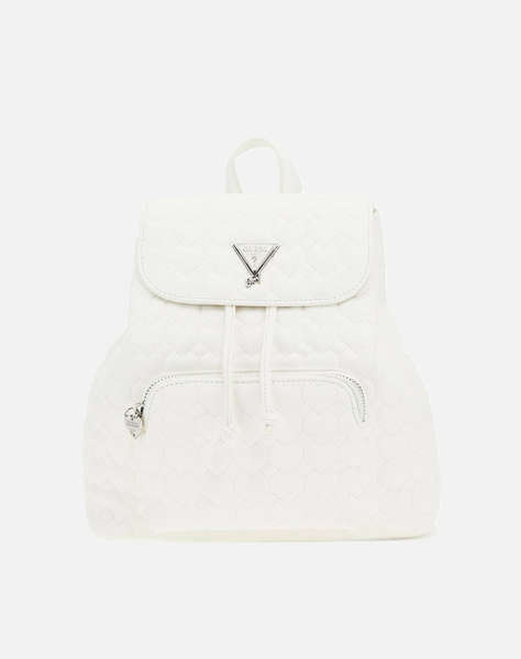 GUESS QUILTED BACKPACK - PU MATT SOFT LEATHER GEANTA G