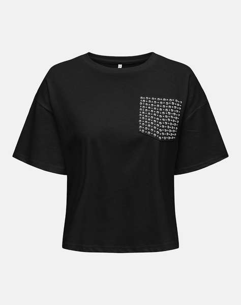 ONLY ONLTERZA S/S O-NECK TOP BOX JRS