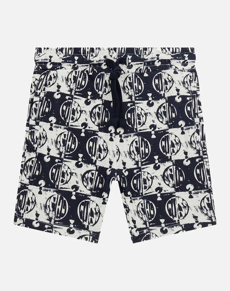 GUESS ACTIVE SHORTS - MID ORG CO UNBRUSH FLEECE 290 SHORTS B