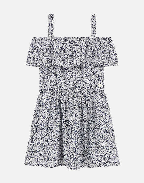 GUESS SANGALLO OFF SHOULDE - SANGALLO MUSLIN GRAPES COTTON ROCHIE G