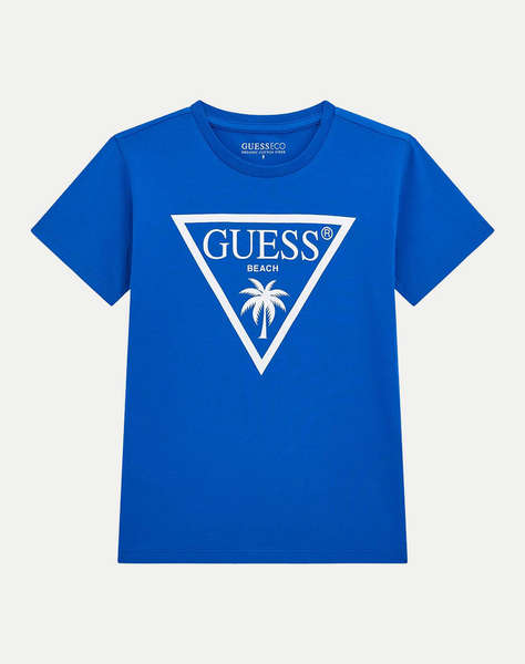GUESS SS T-SHIRT_MINIME - MID ORGANIC STRETCH JERSEY 180 BLUZA B