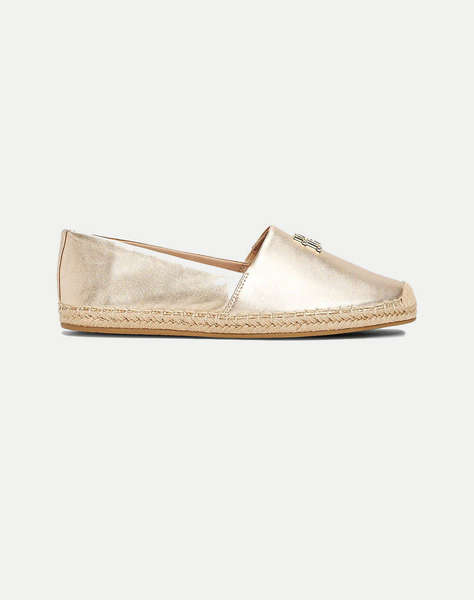 TOMMY HILFIGER TH LOGO METALLIC LEATHER ESPAD