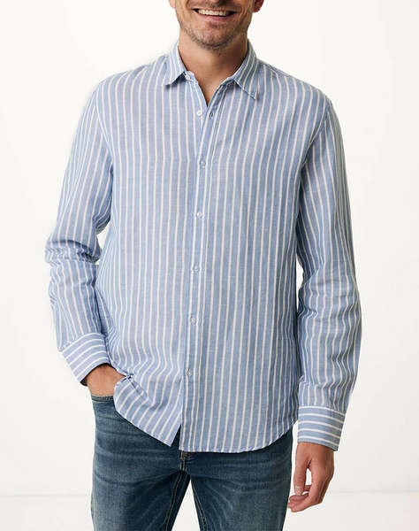 MEXX AIDEN Basic linen shirt striped