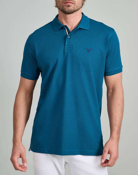 NAVY&GREEN BLUZA POLO