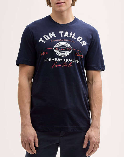 TOM TAILOR LOGO BLUZA DE BARBATI