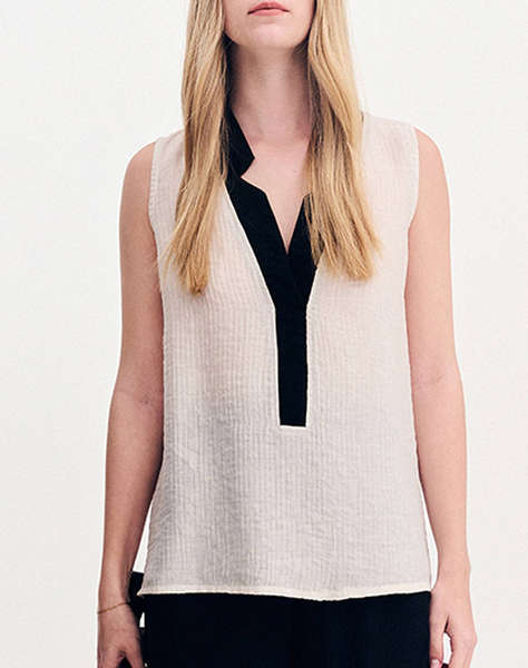 FOREL Bluza in doua culori Case Study