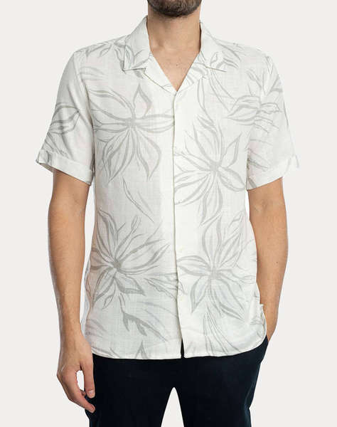 ANTONY MORATO MMSS00171FA430637 MIN OF 6 SHIRT HONOLULU REGULAR STRAIGHT FIT IN PRINTED VISCOSE LINEN BLEND FABRIC BLUZA DE BARBATI