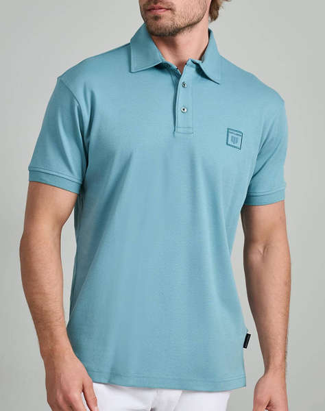 NAVY&GREEN BLUZA POLO