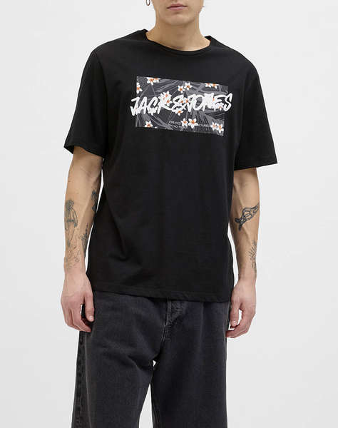 JACK&JONES JJHAWAII SHAPE TEE SS CREW NECK LN