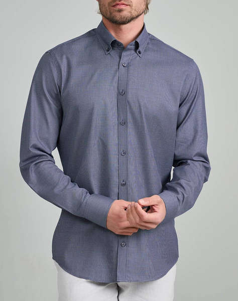 NAVY&GREEN CAMASA COMFORT FIT