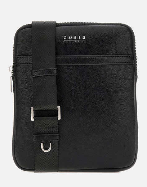 GUESS MILANO CROSSBODY FLAT GEANTA DE BARBATI (Dimensiuni: 19 x 23 x 2cm.)