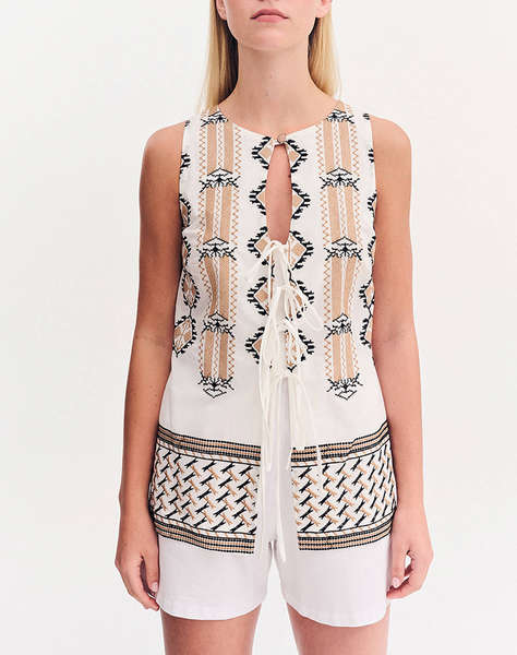 FOREL Bluza cu broderie Case Study