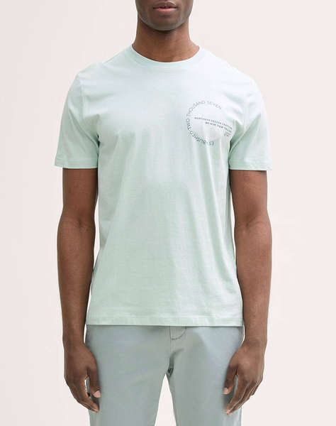 TOM TAILOR PRINTED T-SHIRT BLUZA DE BARBATI