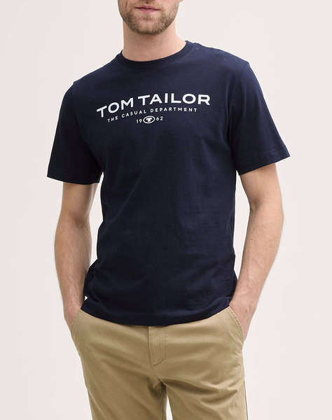 TOM TAILOR T-SHIRT WITH PRIN BLUZA DE BARBATI