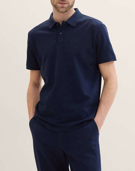 TOM TAILOR BASIC POLO WITH CON BLUZA DE BARBATI
