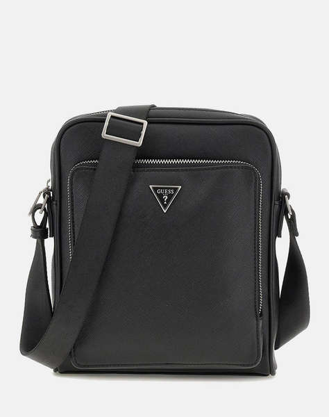 GUESS MILANO TOP ZIP XBDY W FRT PCKT GEANTA DE BARBATI (Dimensiuni: 20.5 x 24 x 5.5cm.)