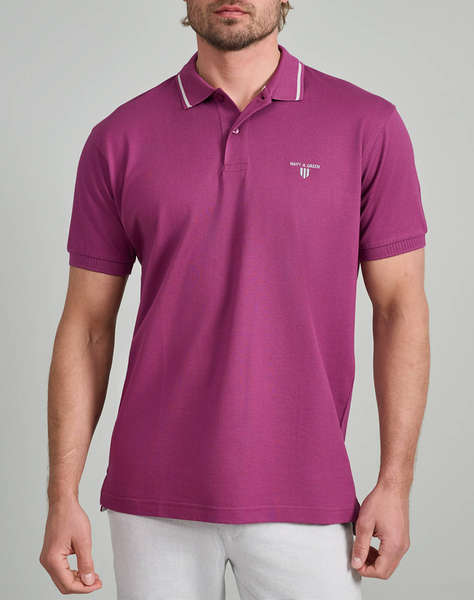 NAVY&GREEN BLUZA POLO