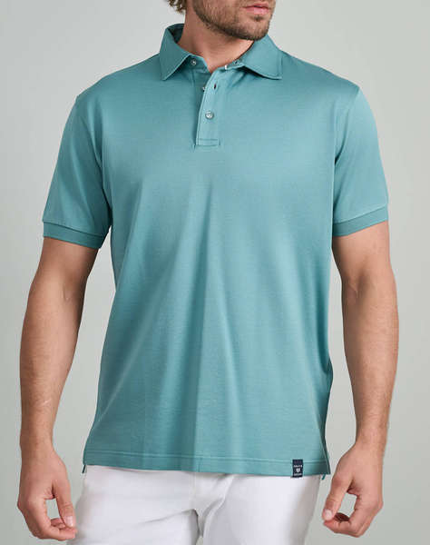 NAVY&GREEN BLUZA POLO