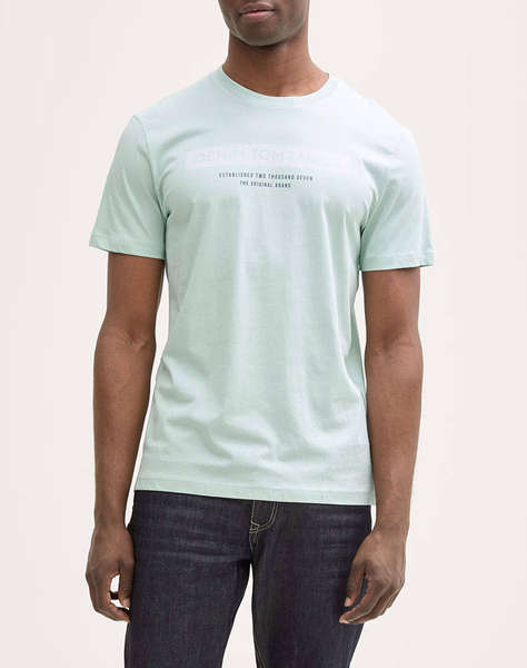 TOM TAILOR PRINTED T-SHIRT BLUZA DE BARBATI